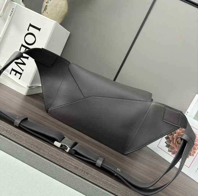Loewe original calfskin small puzzle bumbag B510SE dark grey