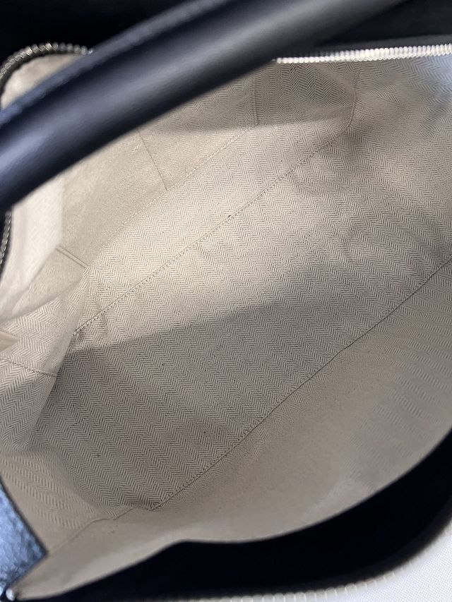 Loewe original grained calfskin large puzzle edge bag B510P01 black