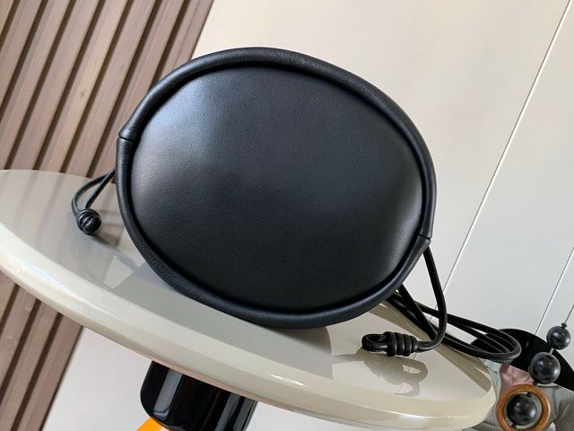 Loewe original lambskin flamenco purse bucket A411FPB black