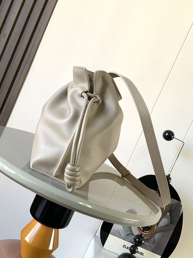 Loewe original calfskin medium flamenco clutch A411FC1 sand