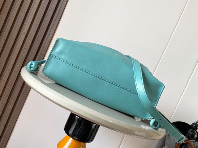 Loewe original calfskin medium flamenco clutch A411FC1 water blue