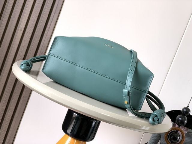 Loewe original calfskin mini flamenco clutch A411FC2 vetiver