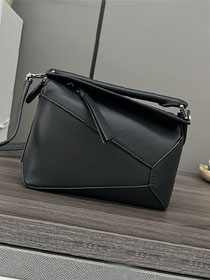 Loewe original calfskin mini puzzle bag A510P88 black