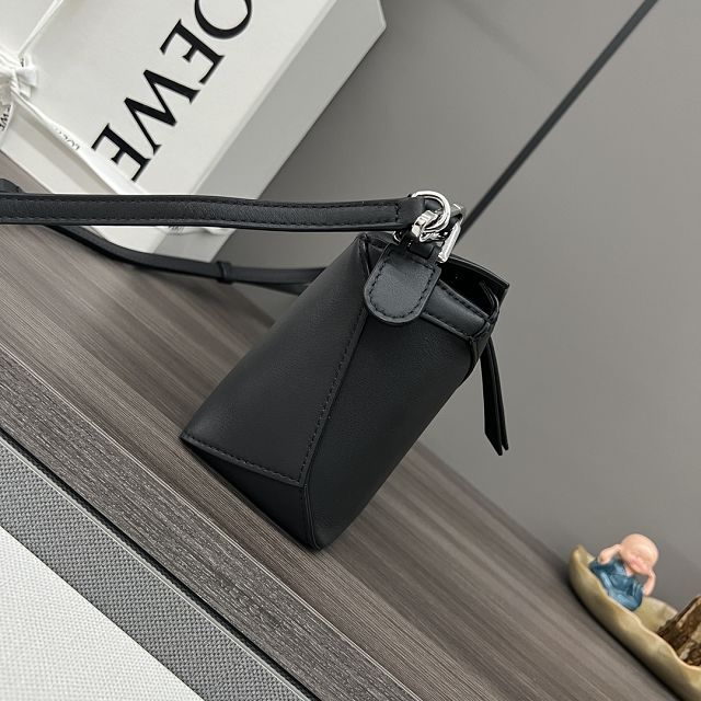 Loewe original calfskin mini puzzle bag A510P88 black