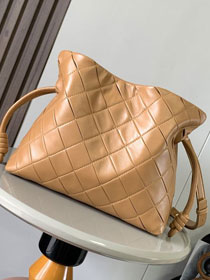 Loewe original lambskin medium flamenco clutch A411FC1 caramel