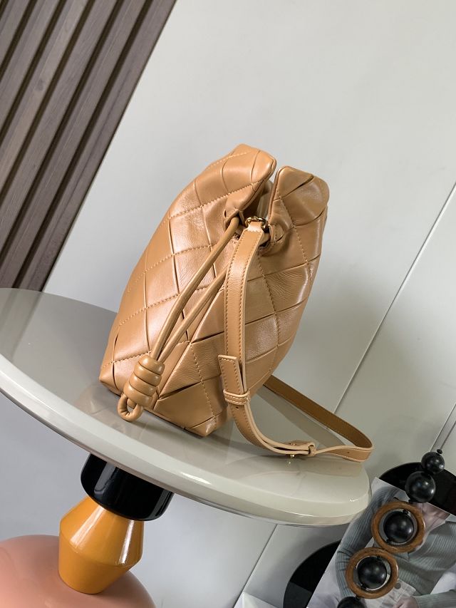 Loewe original lambskin medium flamenco clutch A411FC1 caramel