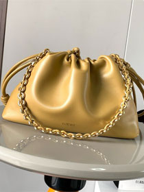 Loewe original lambskin medium flamenco purse A411FCR sahara