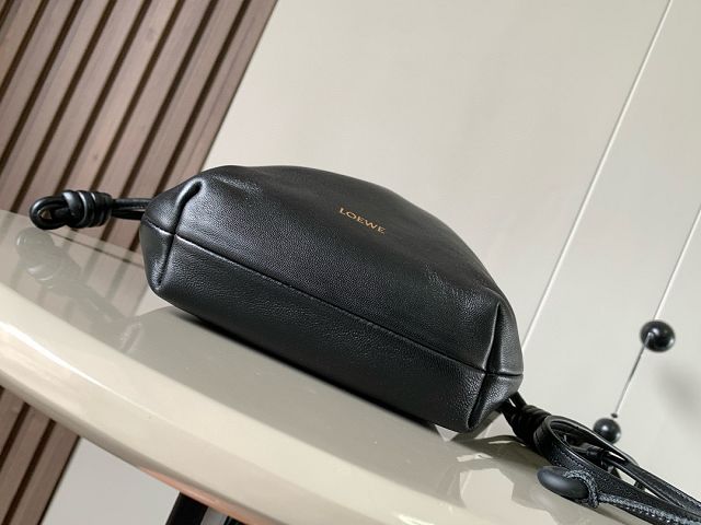 Loewe original lambskin mini flamenco purse A914CBP black