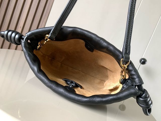 Loewe original lambskin mini flamenco purse A914CBP black