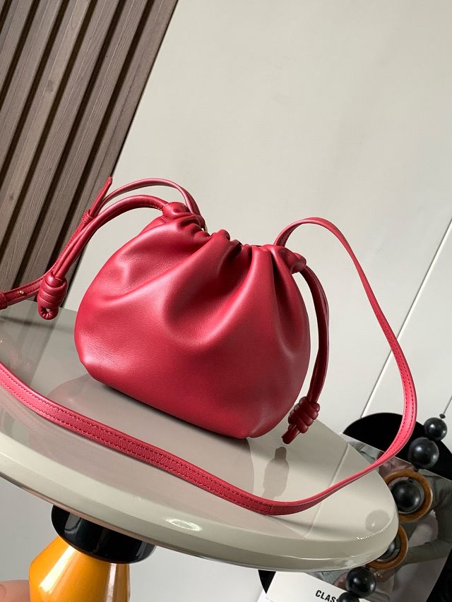 Loewe original lambskin mini flamenco purse A914CBP red
