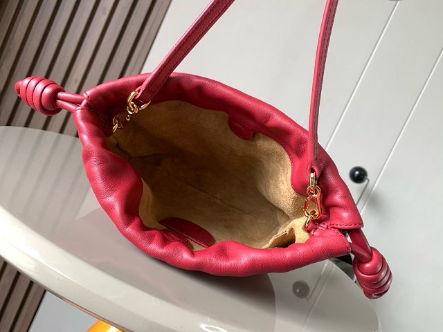 Loewe original lambskin mini flamenco purse A914CBP red