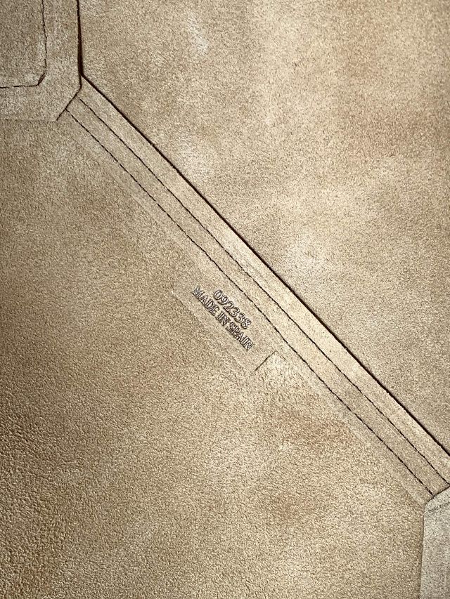 Loewe original calfskin large puzzle fold tote B933Q18 brown&green