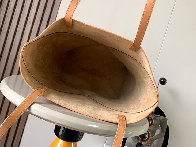 Loewe original calfskin medium puzzle fold tote A657G50 black&tan