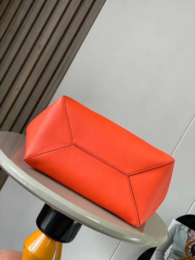 Loewe original calfskin medium puzzle fold tote A657G50 orange