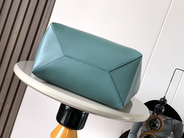 Loewe original calfskin medium puzzle fold tote A657G50 vetiver