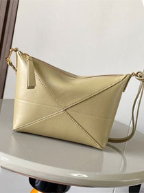 Loewe original calfskin puzzle fold pouch C510PT1 clay green