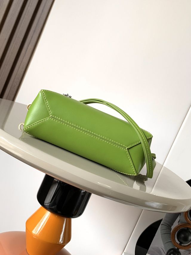 Loewe original calfskin puzzle fold pouch C510PT1 green
