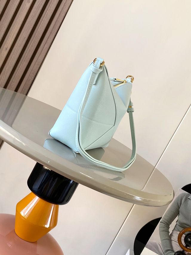 Loewe original calfskin puzzle fold pouch C510PT1 iceberg blue 