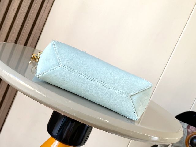 Loewe original calfskin puzzle fold pouch C510PT1 iceberg blue 