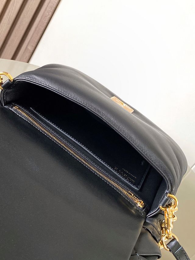 Loewe original lambskin medium goya puffer bag  A896P41 black