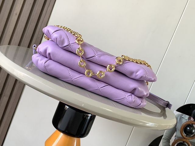Loewe original lambskin medium goya puffer bag  A896P41 purple