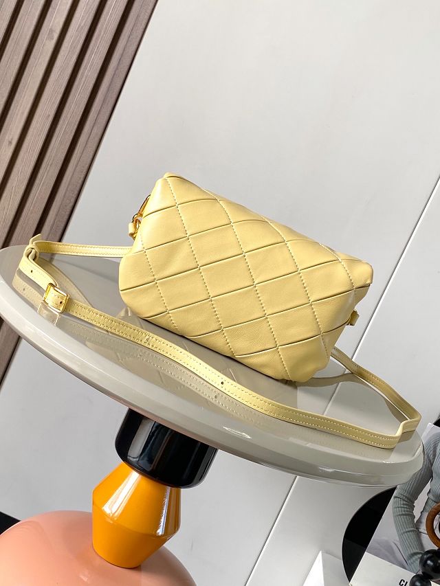 Loewe original lambskin mini goya puffer bag A896W56 yellow