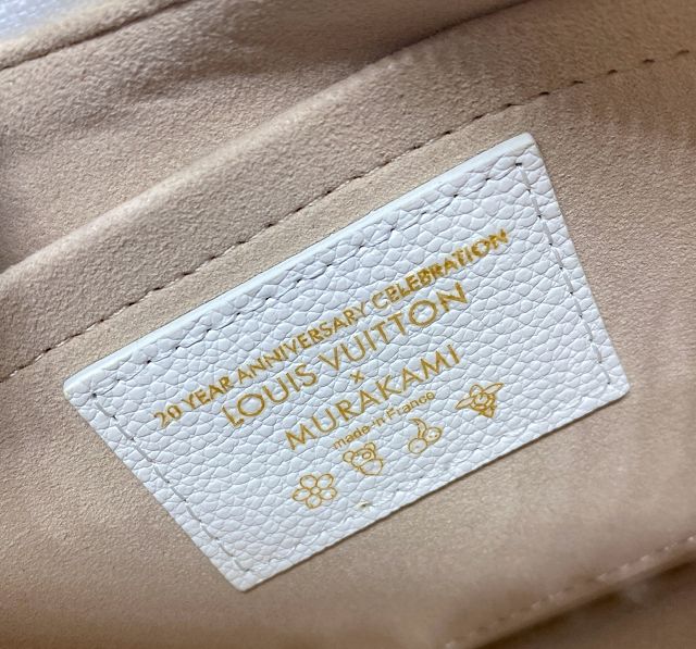 Louis vuitton original epi leather marellini bag M13100 white