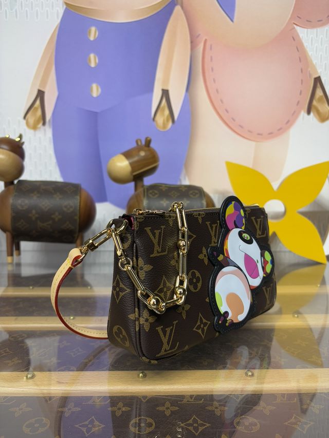 Louis vuitton original monogram canvas TM pochette accessoires M13440