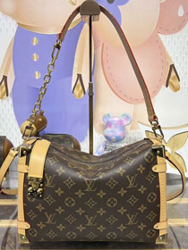 Louis vuitton original monogram canvas side trunk gm M14513