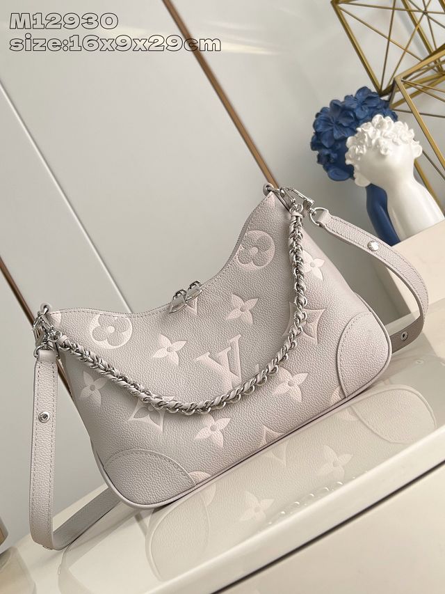 Louis vuitton original calfskin boulogne pm M14211 grey