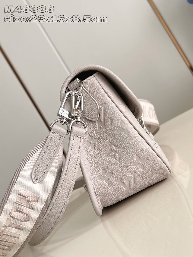 Louis vuitton original calfskin diane satchel M14214 grey