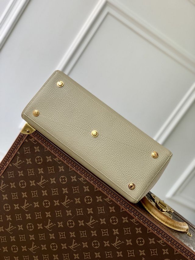 Louis vuitton original calfskin lock it MM bag M11214 clay
