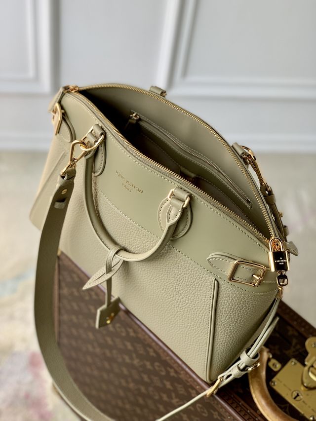 Louis vuitton original calfskin lock it MM bag M11214 clay