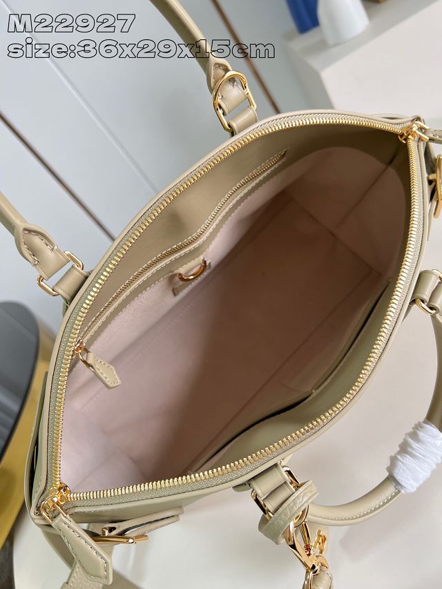 Louis vuitton original calfskin lock it MM bag M11214 clay