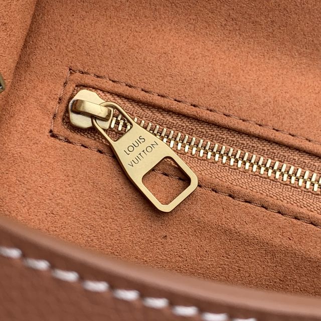 Louis vuitton original calfskin low key messenger M13151 brown