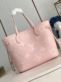 Louis vuitton original calfskin neverfull mm M14210 pink