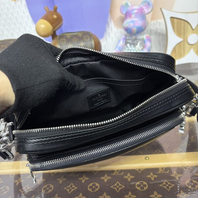 Louis vuitton original calfskin nil city bag M13987 black