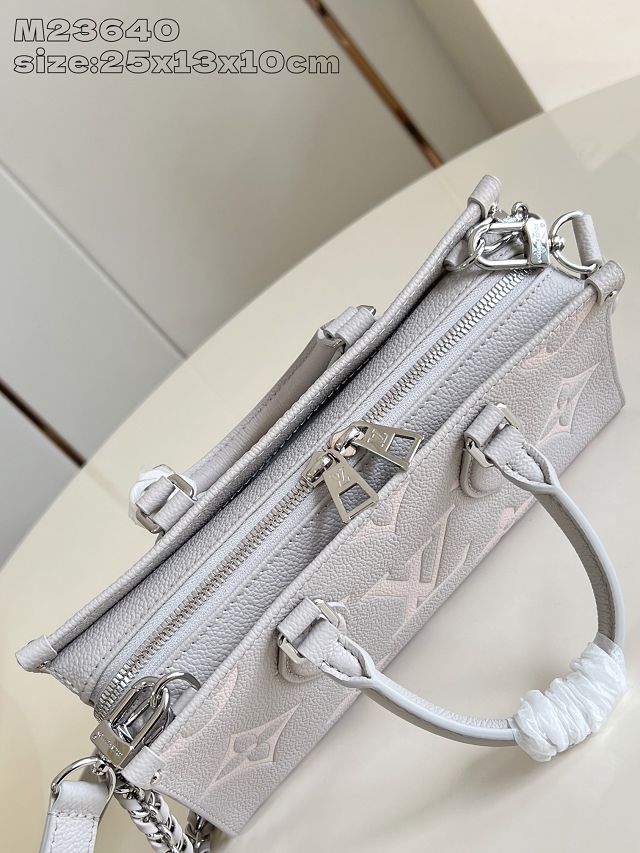 Louis vuitton original calfskin onthego east west M14213 grey