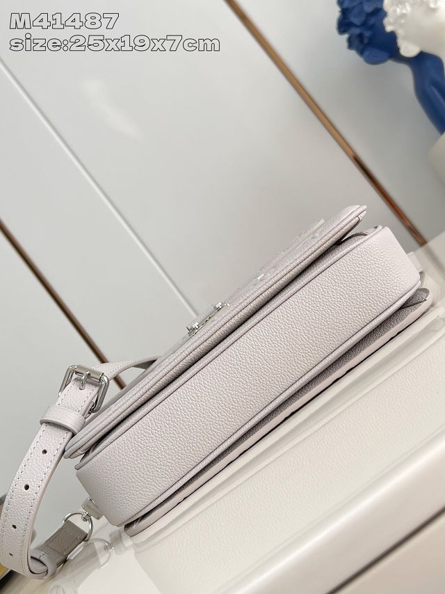 Louis vuitton original calfskin pochette metis M44881 grey