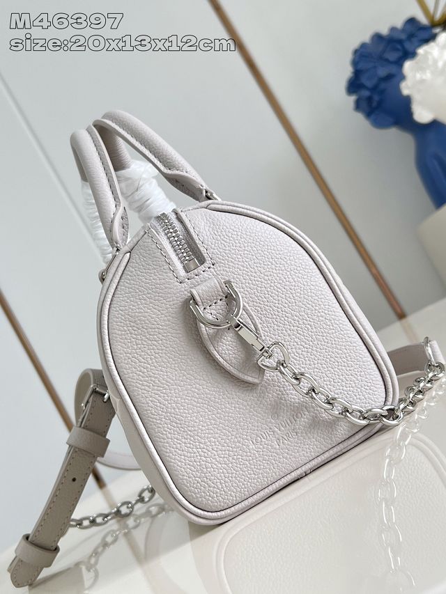 Louis vuitton original calfskin speedy 20 M46397 grey