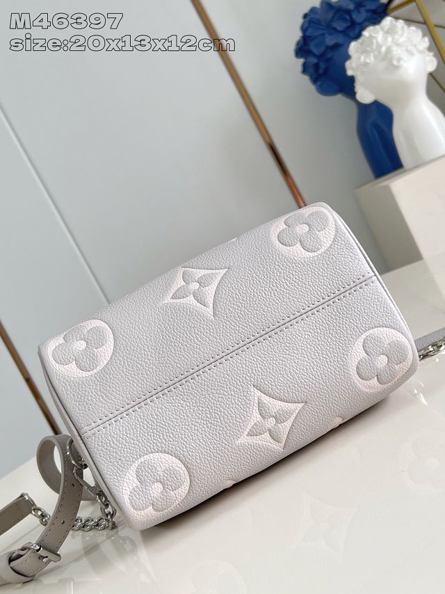 Louis vuitton original calfskin speedy 20 M46397 grey