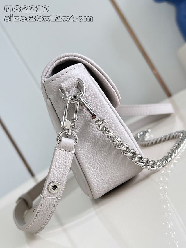 Louis vuitton original calfskin wallet on chain Ivy M82210 grey