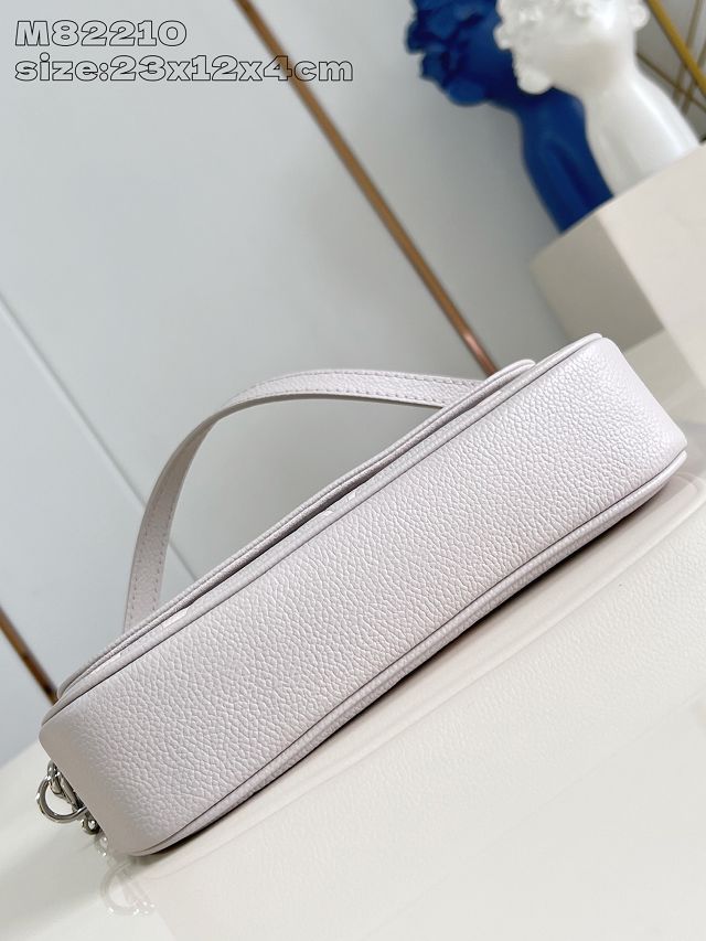 Louis vuitton original calfskin wallet on chain Ivy M82210 grey