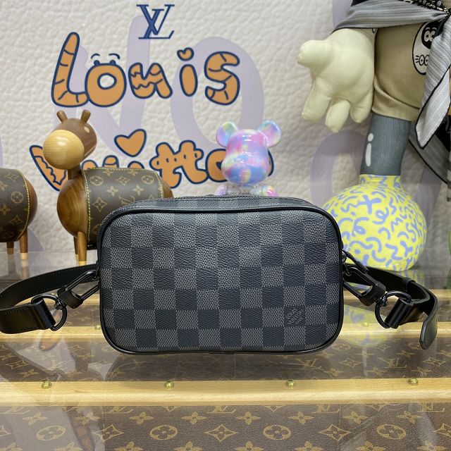 Louis vuitton original damier graphite nano alpha messenger bag N82541