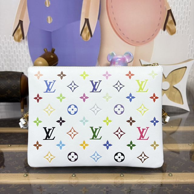 Louis vuitton original lambskin coussin pm bag M13233 white