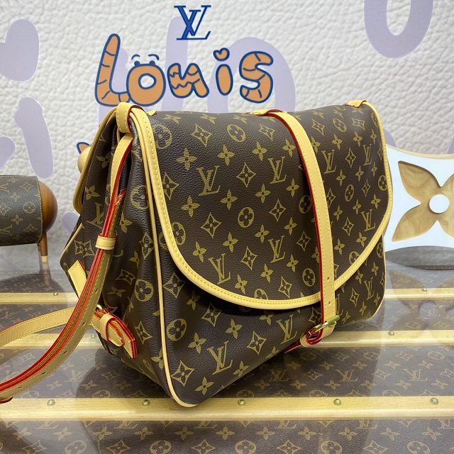 Louis vuitton original monogram canvas saumur mm M42254
