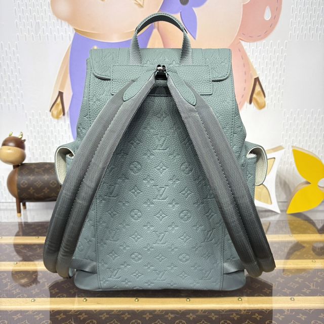 Louis vuitton original calfskin christopher backpack MM M13863 water green