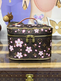 Louis vuitton original monogram TM mini nice cosmetic case M14181