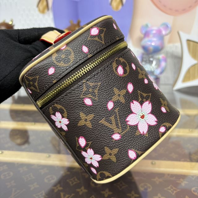 Louis vuitton original monogram TM mini nice cosmetic case M14181