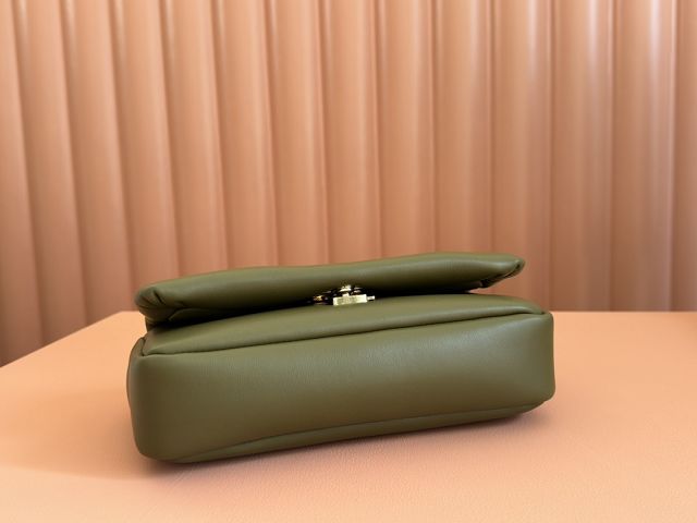GG original calfskin milano mini top handle bag 806017 green